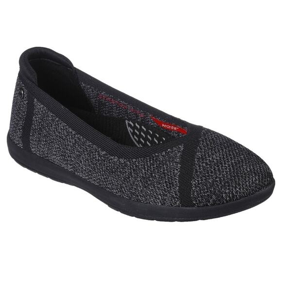 Skechers Women's Arch Fit Cleo Sport Slip On Color Black/Charcoal Size 9.5 - Picture 1 of 11